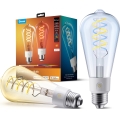 Govee - Set van 2 dimbare RGBWW LED-lampen Smart MATTER ST64 E27/5W/230V 2700-6500K Wi-Fi