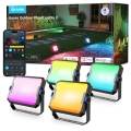 Govee - Set van 4 dimbare LED RGBICWW-schijnwerpers 24W/230V IP66 Matter Wi-Fi