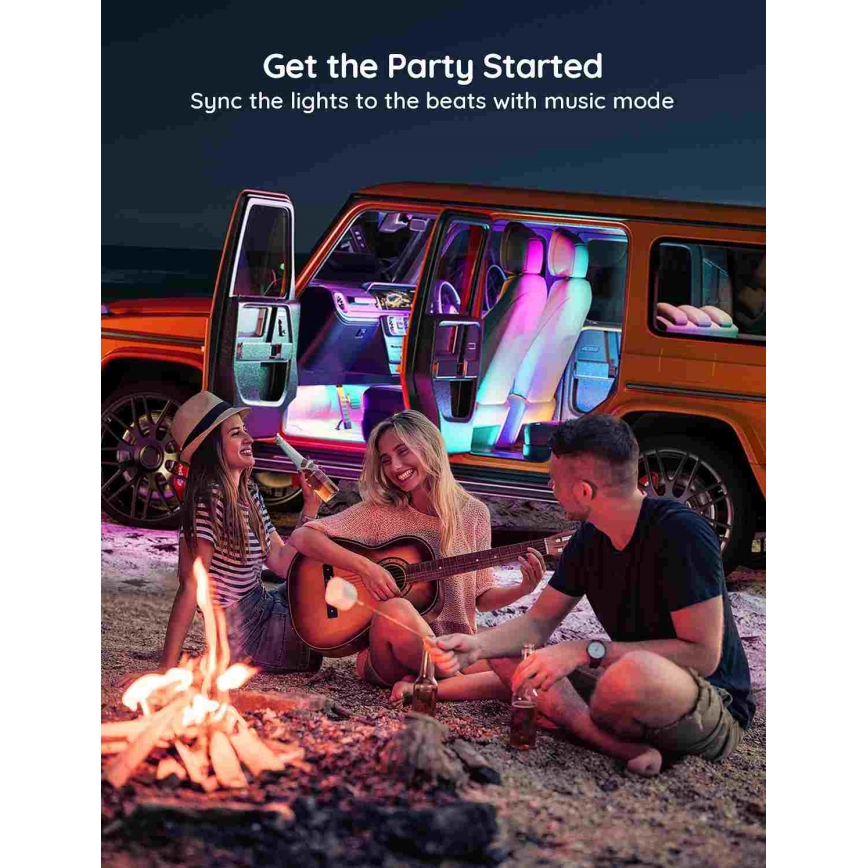 Govee - Smart LED auto strips - RGBIC