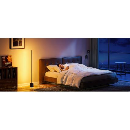 Govee - Dimbare LED Staande lamp met een luidspreker Pro RGBICWW 2200-6500K Wi-Fi + afstandsbediening