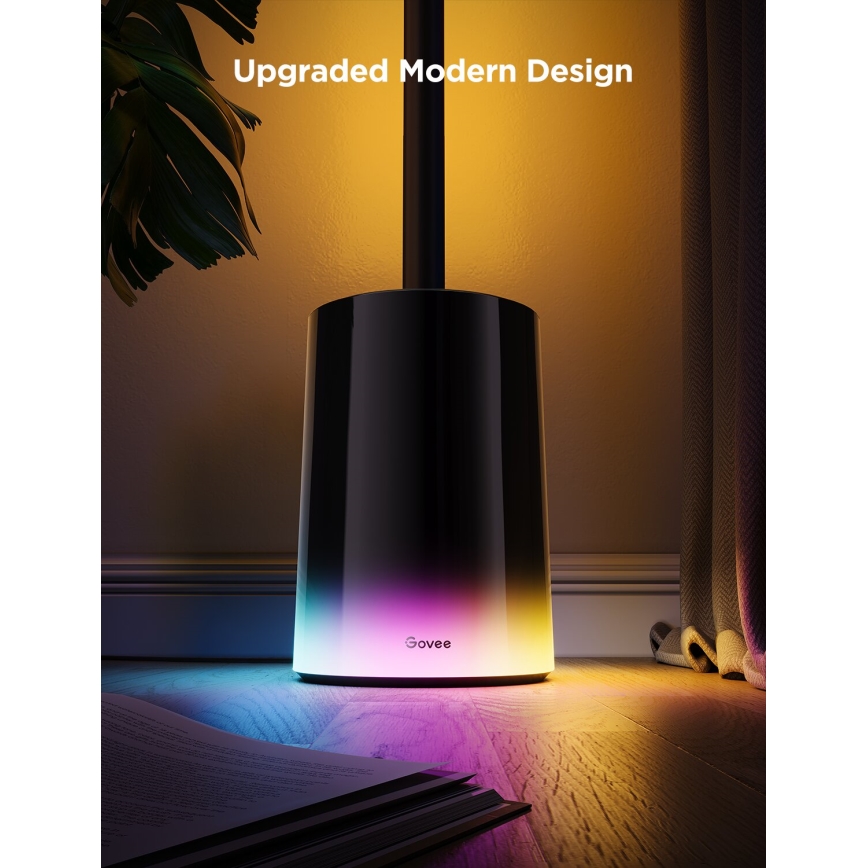 Govee - Dimbare LED Staande lamp Smart MATTER LED RGBICWW 2200-6500K Wi-Fi + afstandsbediening