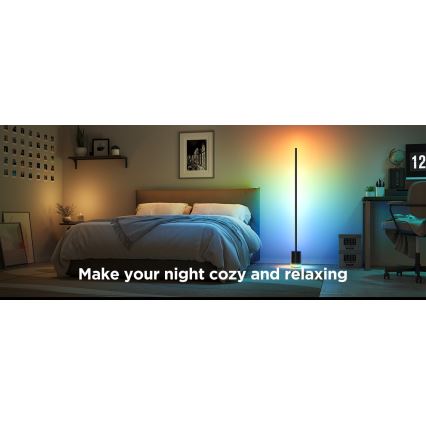 Govee - Dimbare LED Staande lamp Smart MATTER LED RGBICWW 2200-6500K Wi-Fi + afstandsbediening