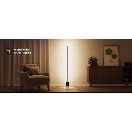 Govee - Dimbare LED Staande lamp Smart MATTER LED RGBICWW 2200-6500K Wi-Fi + afstandsbediening