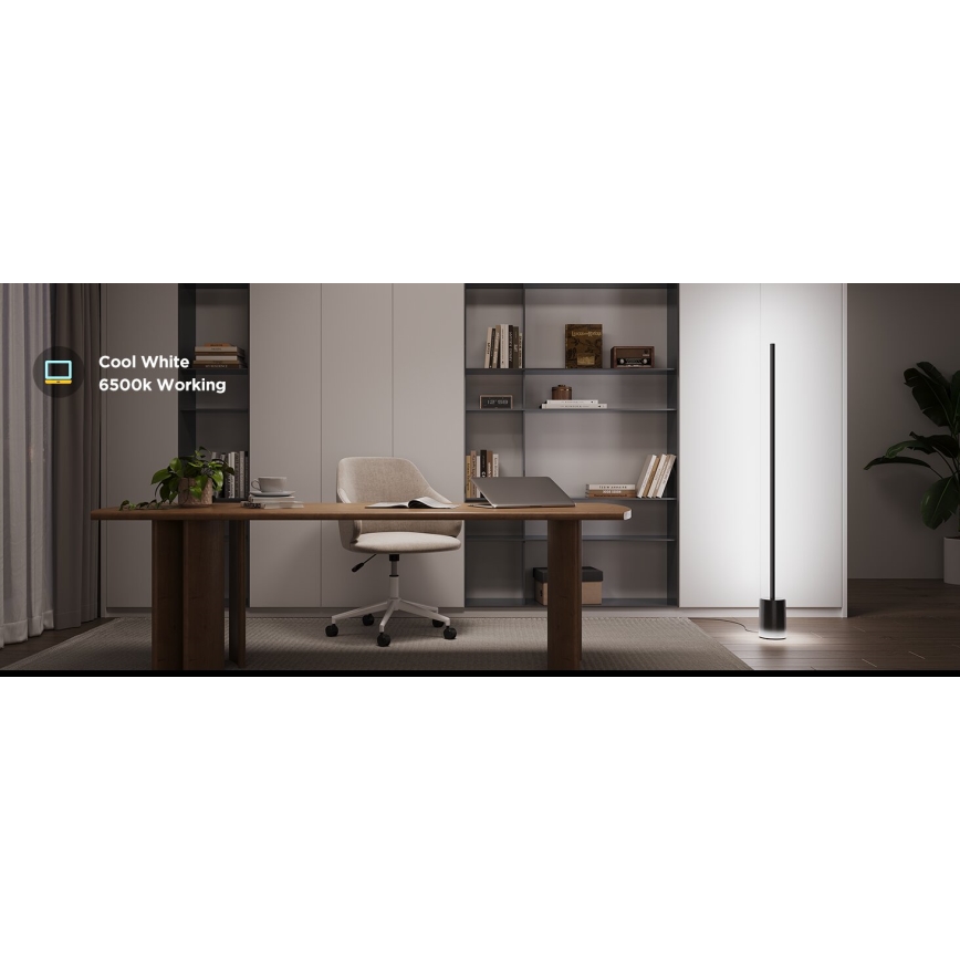 Govee - Dimbare LED Staande lamp Smart MATTER LED RGBICWW 2200-6500K Wi-Fi + afstandsbediening