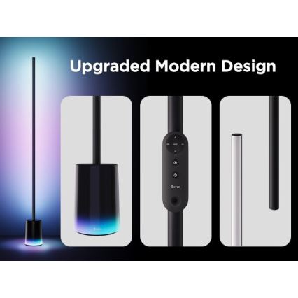 Govee - Dimbare LED Staande lamp Smart MATTER LED RGBICWW 2200-6500K Wi-Fi + afstandsbediening