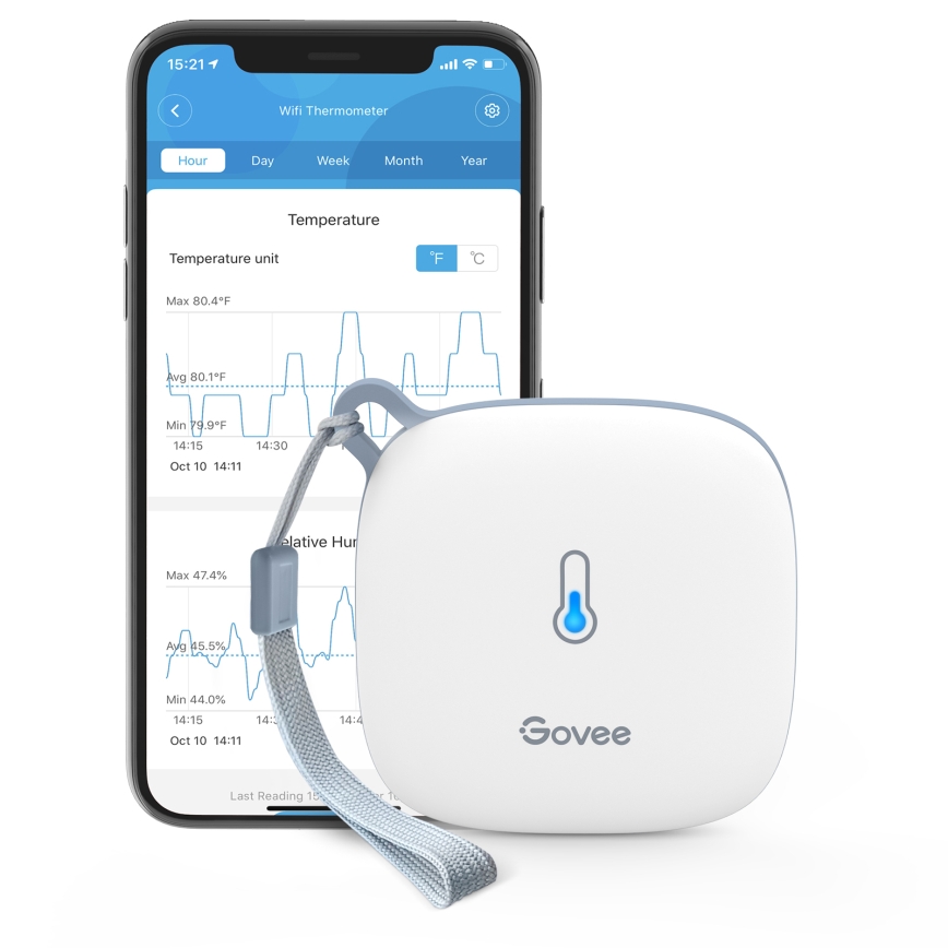 Govee - Thermometer en hygrometer 3xAAA Wi-Fi