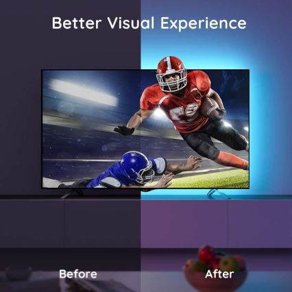 Govee - TV 46-60 slimme RGB LED-achtergrondverlichting + afstandsbediening