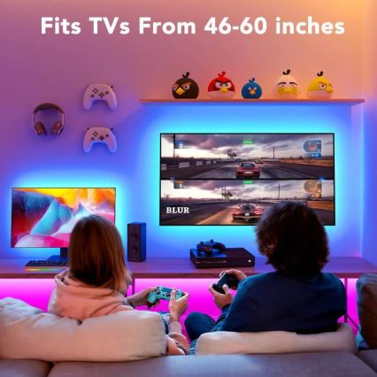 Govee - TV 46-60 slimme RGB LED-achtergrondverlichting + afstandsbediening