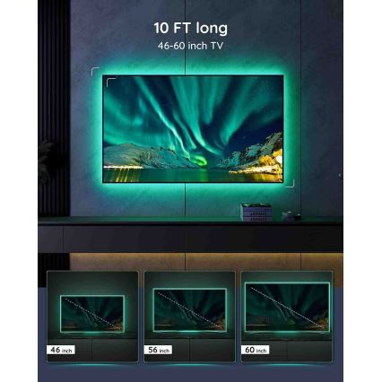 Govee - TV 46-60 SMART RGB LED-achtergrondverlichting