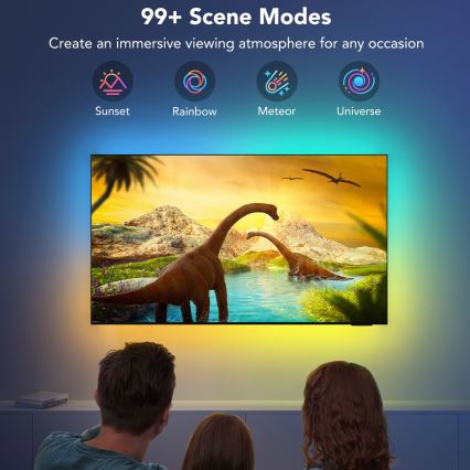 Govee - TV 55-65 Slimme LED-achtergrondverlichting RGBIC Wi-Fi