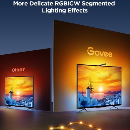 Govee - TV Backlight 3 Lite TV 40-50" SMART LED achtergrondverlichting RGBICW Wi-Fi IP67 +RC