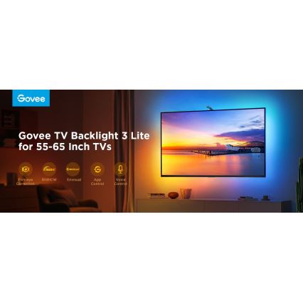 Govee - TV Backlight 3 Lite TV 40-50" SMART LED achtergrondverlichting RGBICW Wi-Fi IP67 +RC