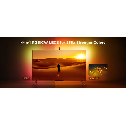 Govee - TV Backlight 3 Lite TV 55-65" SMART LED achtergrondverlichting RGBICW Wi-Fi IP67 + afstandsbediening