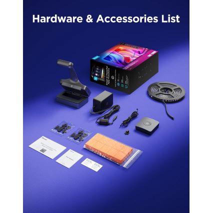 Govee - TV Backlight 3 Pro voor 75-85 slimme RGBIC LED-achtergrondverlichting met Wi-Fi