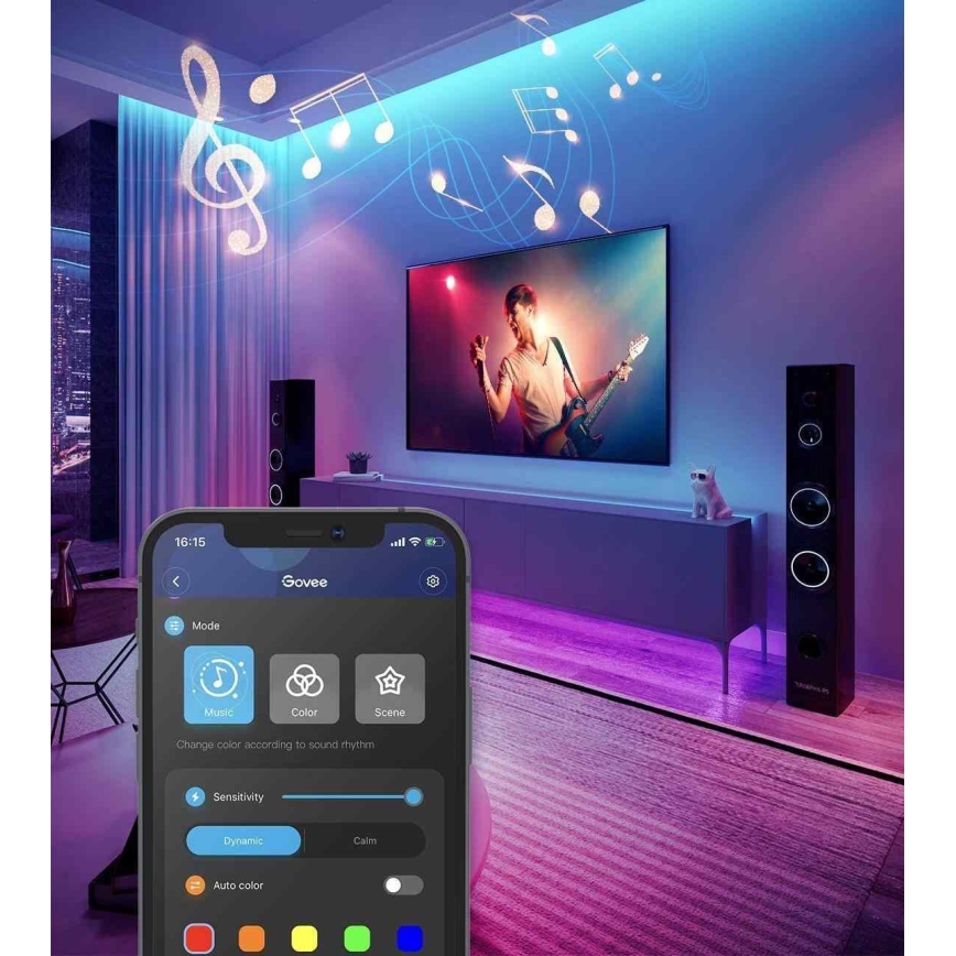 Govee - Wi-Fi RGB Smart LED Strip 5m