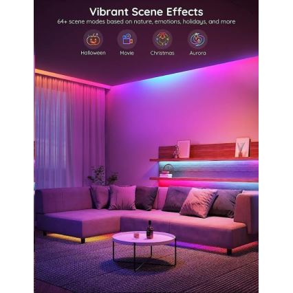 Govee - Wi-Fi RGBIC PRO Smart LED Strip 10m
