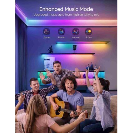 Govee - Wi-Fi RGBIC Smart PRO LED Strip 5m - extra durable