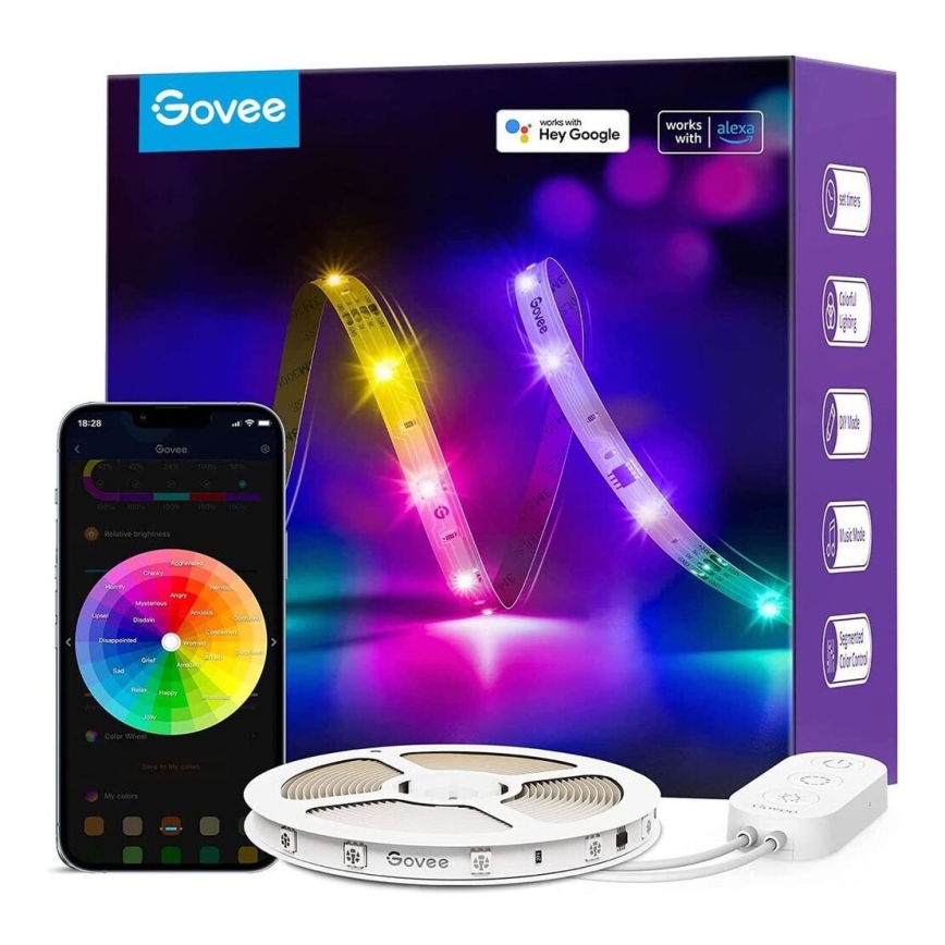 Govee - Wi-Fi RGBIC Smart PRO LED Strip 5m