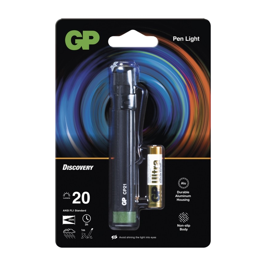 GP DISCOVERY CP21 LED zaklamp 1xAAA