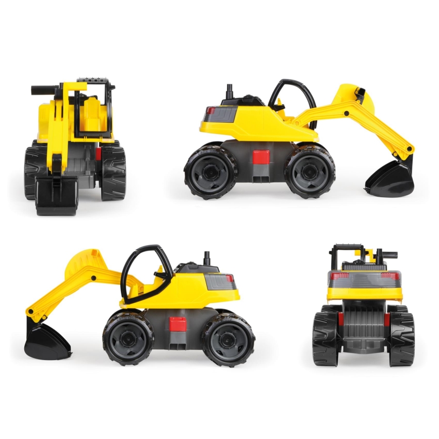 Graafmachine GIGA TRUCKS 62 cm geel/zwart