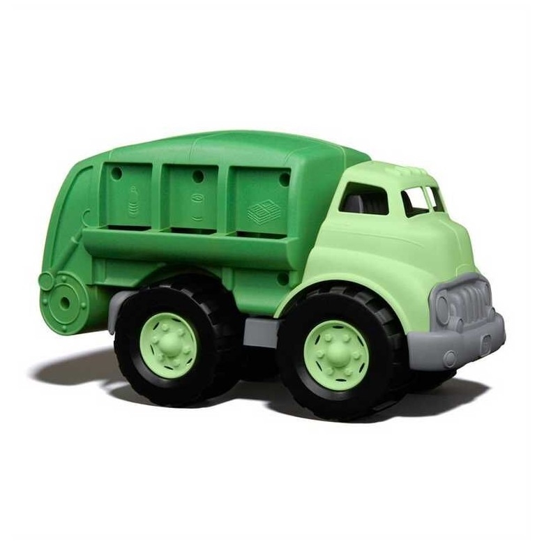 Green Toys - Recycling vuilniswagen groen