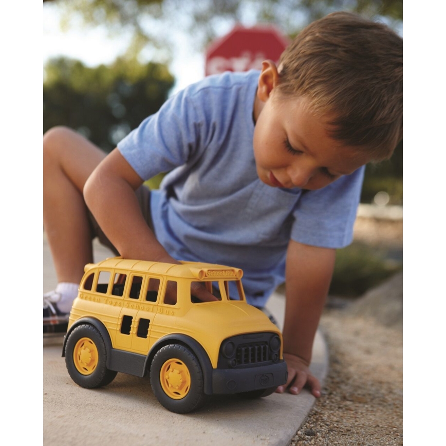 Green Toys - Schoolbus geel/zwart