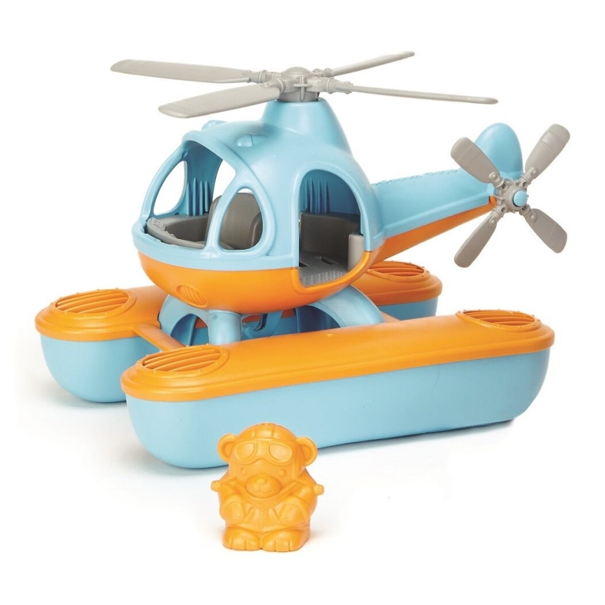 Green Toys - Watervliegtuig blauw/oranje