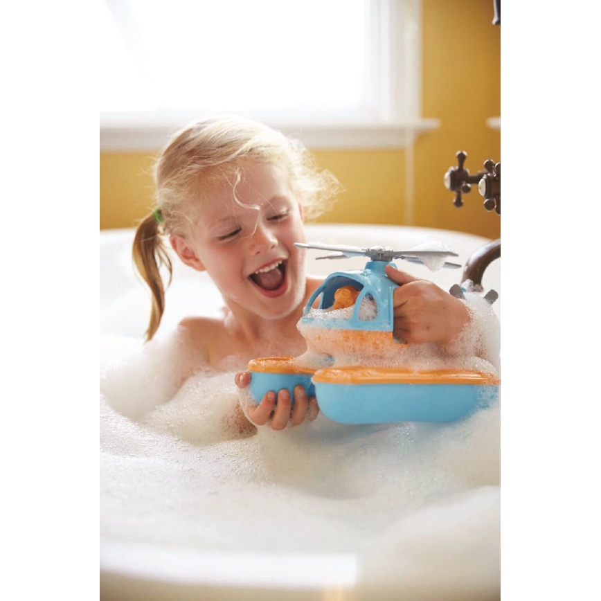 Green Toys - Watervliegtuig blauw/oranje