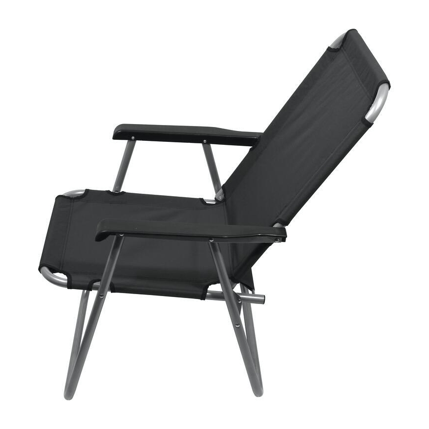 Grijze opvouwbare campingstoel