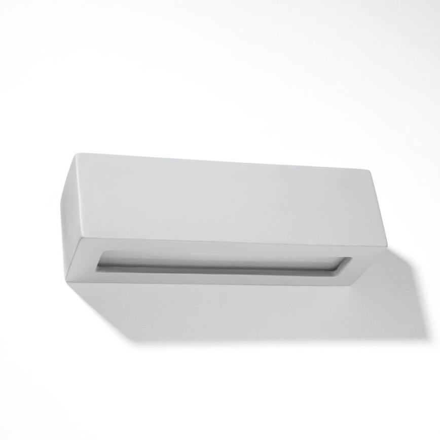 Grijze Wandlamp VEGA 1x E27 / 60W / 230V