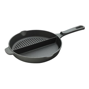 Grillpan met two compartments 25 cm