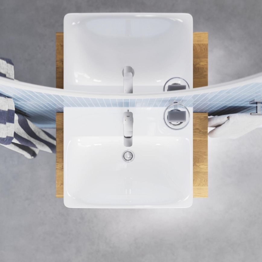 GROHE 1018320000 - Wastafelkraan DICE M glanzend chroom