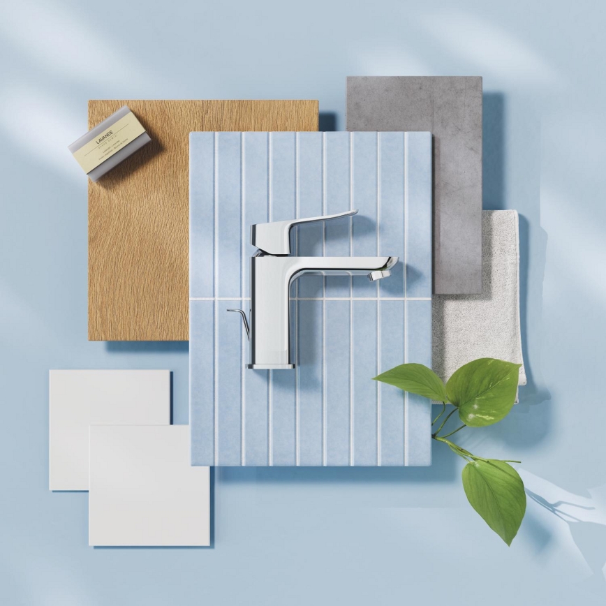 GROHE 1018320000 - Wastafelkraan DICE M glanzend chroom