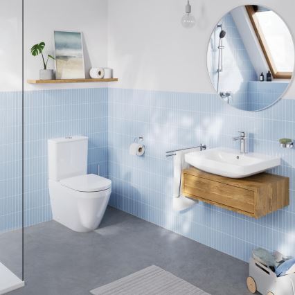 GROHE 102513SH00 - EURO CERAMIC complete toiletcombinatie 67,3 x 37,6 x 79,2 cm keramiek/wit