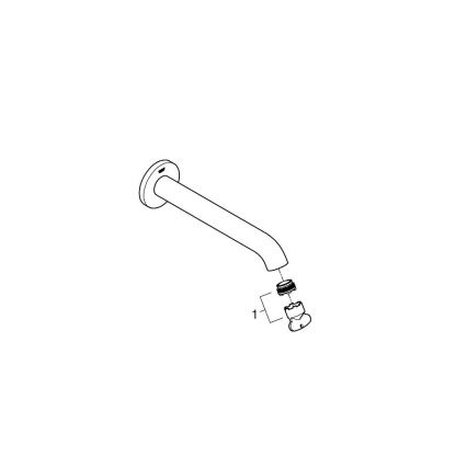 GROHE 13449GN1 - Badafvoer ESSENCE 221 mm goudkleurig