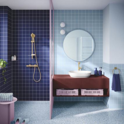 GROHE 134863GN00 - Handdouche VITALIO JOY+ 120 mm, geborsteld goud