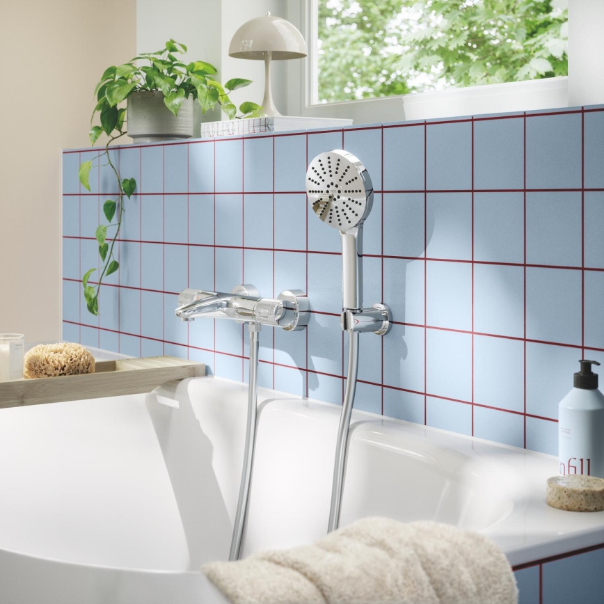 GROHE 1348650000 - Doucheset VITALIO JOY+ 120 mm, glanzend chroom