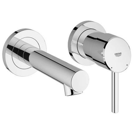 GROHE 19575001 - 2-gats wastafelmengkraan CONCETTO 147 mm glanzend chroom