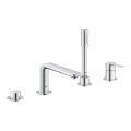 GROHE 19577001 - LINEARE viergats badkraan, glanzend chroom