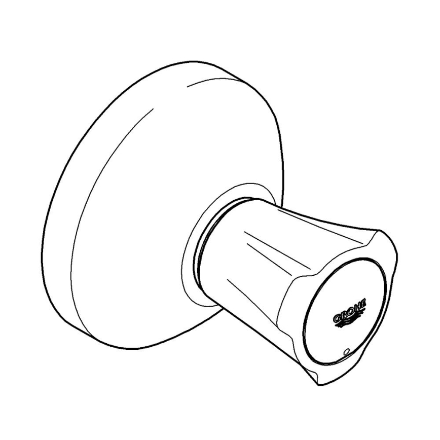 GROHE 19806001 - Bovenstuk voor inbouwventiel COSTA L 20-200 mm, glanzend chroom