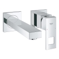 GROHE 19895000 - Tweegats wastafelkraan EUROCUBE 171 mm glanzend chroom