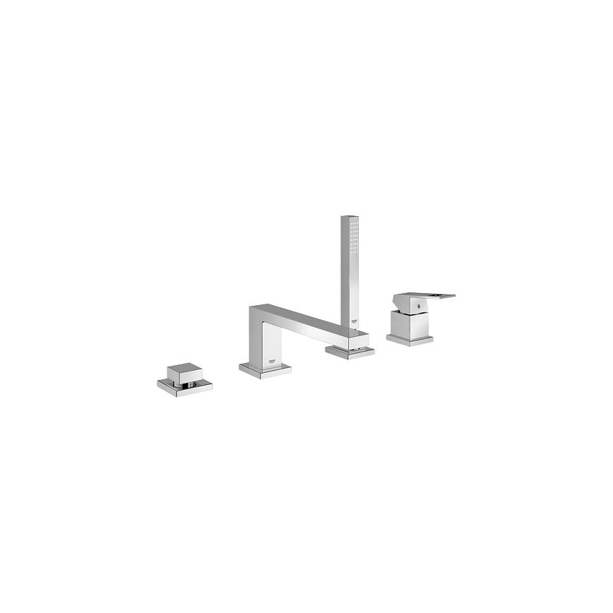 GROHE 19897001 - Viergats badmengkraan EUROCUBE, glanzend chroom