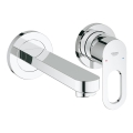 GROHE 20289000 - BAULOOP 2-gats wastafelkraan 110 mm glanzend chroom