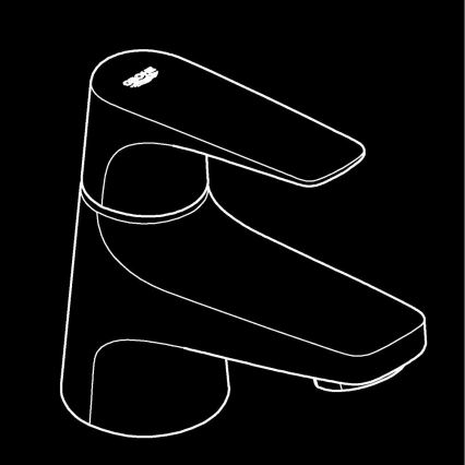 GROHE 20577000 - START FLOW wastafelkraan DN 15, glanzend chroom