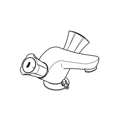 GROHE 21100001 - Wastafelkraan COSTA L DN 15 glanzend chroom