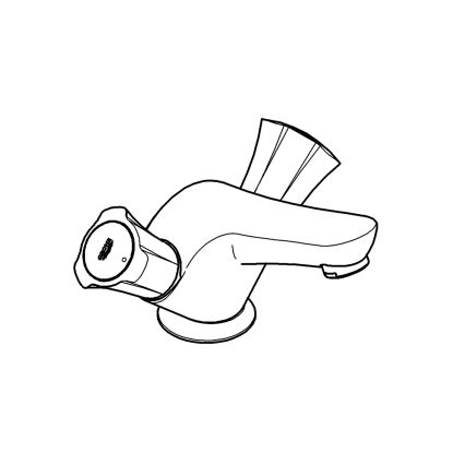 GROHE 21390001 - Wastafelmengkraan COSTA L DN 15, glanzend chroom