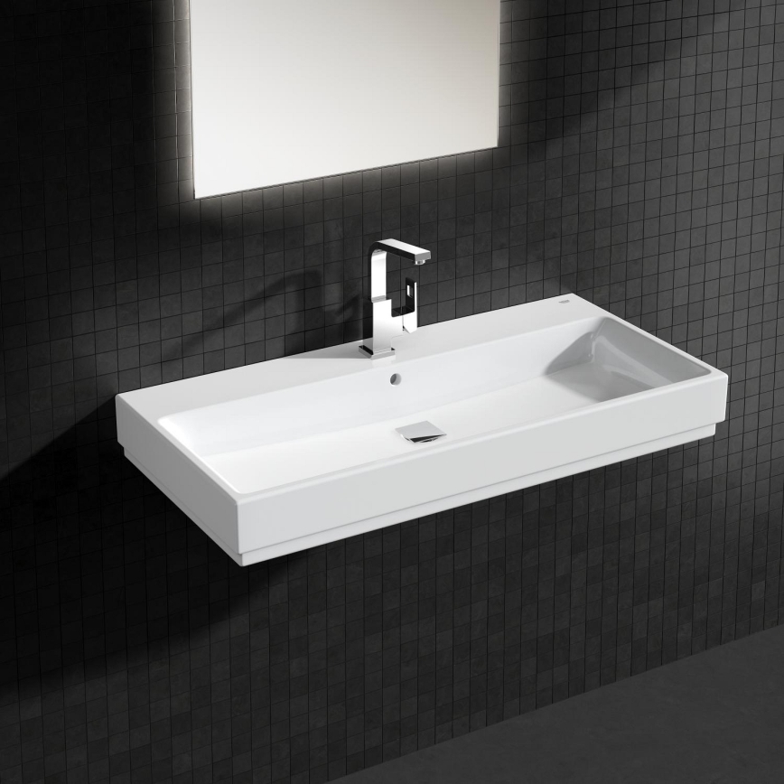 GROHE 2313500E - Wastafelmengkraan EUROCUBE maat L, glanzend chroom