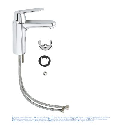 GROHE 23327000 - EUROSMART COSMOPOLITAN wastafelkraan DN 15, maat M, chroom