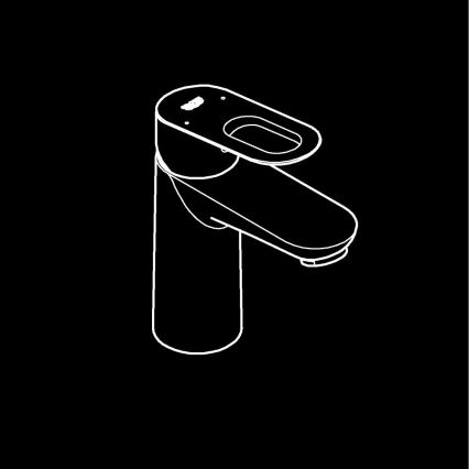 GROHE 23337000 - Wastafelmengkraan BAULOOP DN 15 glanzend chroom