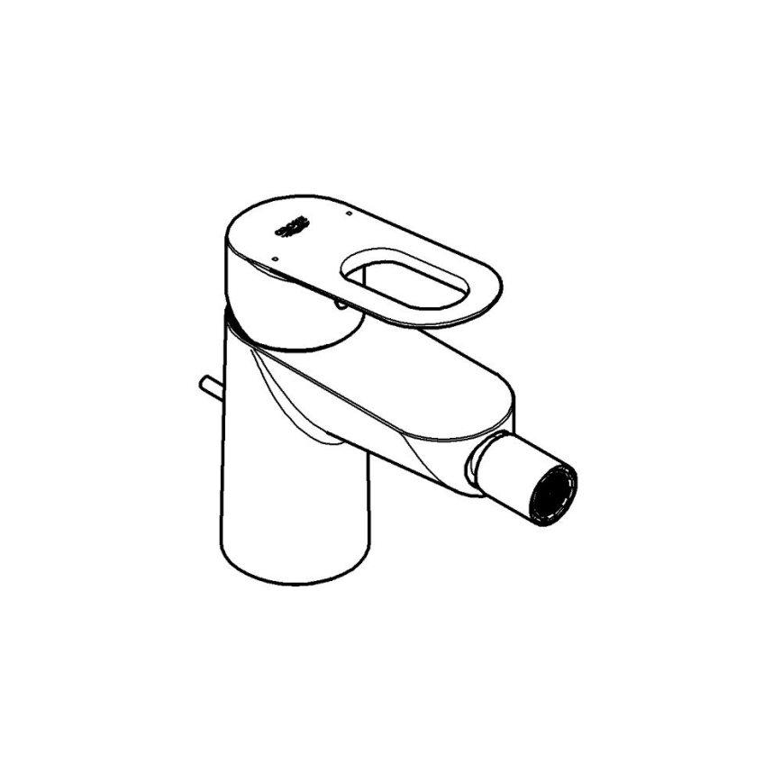 GROHE 23338000 - Bidetmengkraan BAULOOP glanzend chroom